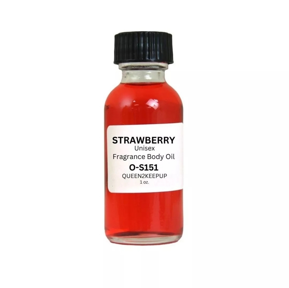 Strawberry (Unisex) Body Oil 1 oz Fragrance Similar All Natural Scent